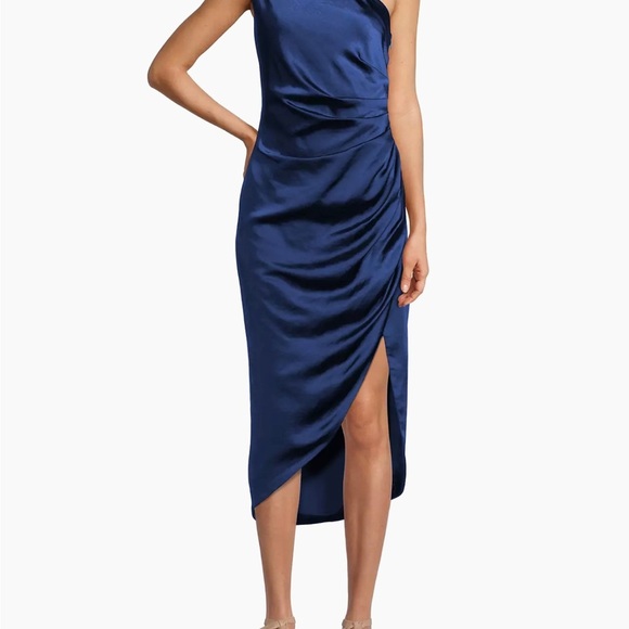 Elliatt Blue One Shoulder Dress - Picture 1 of 7